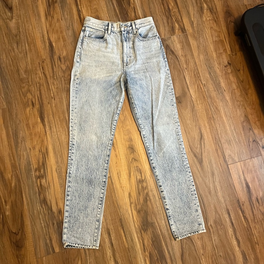 SLVRLAKE Blue Acid Wash Denim Jeans